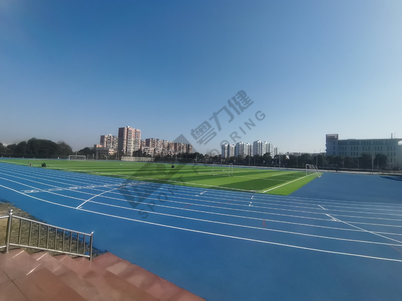 江西农业大学东区运动场全塑型跑道